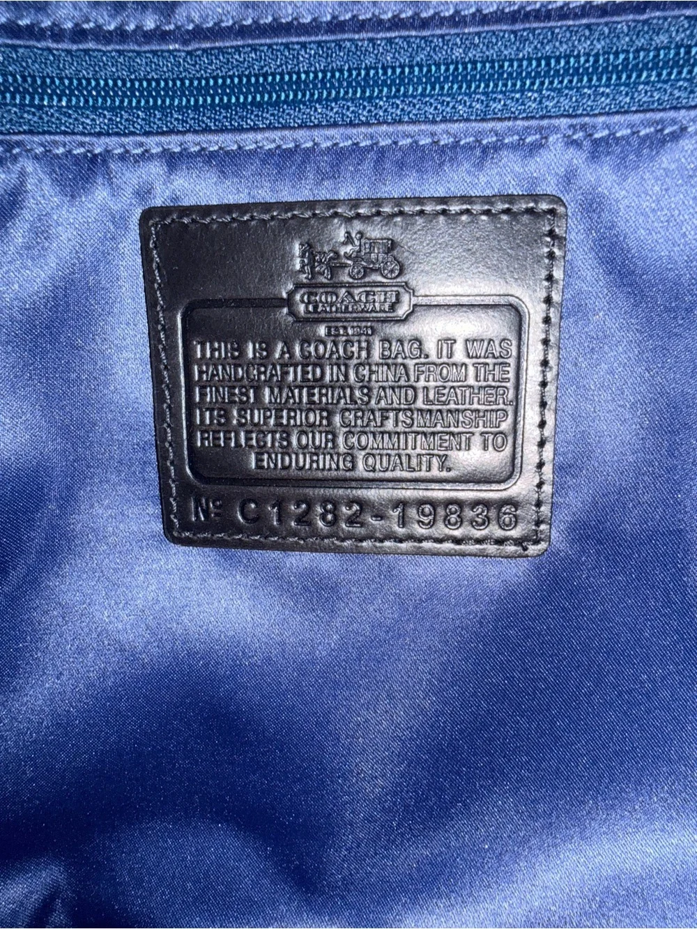 NWOT - Coach Madison Sophia Embossed Woven Satchel - Picture 2 of 10